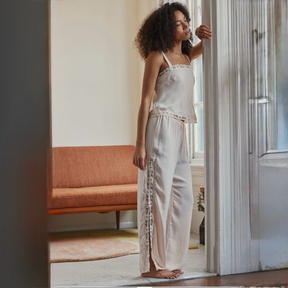 Free People Someone Like You Set New NWT Large Cream Ivory Angel Food - Picture 2 of 9